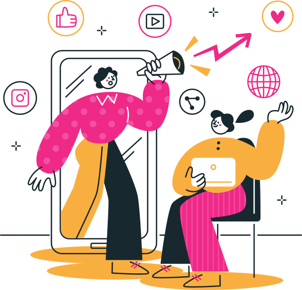 Ilustración de desarrollador