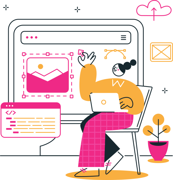 Ilustración de entrega rápida